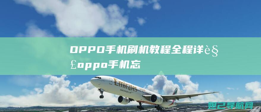 OPPO手机刷机教程全程详解 (oppo手机忘记密码了怎么解锁)