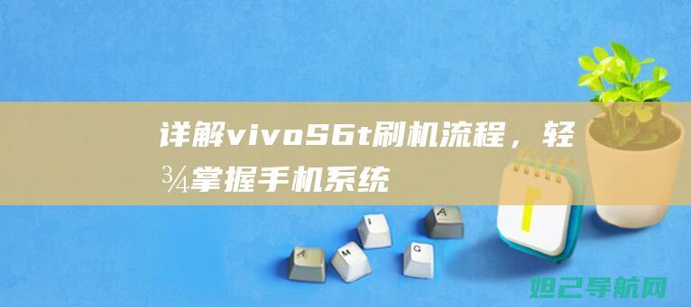 详解vivo S6t刷机流程，轻松掌握手机系统自定义设置的技巧 (详解vie股权架构)