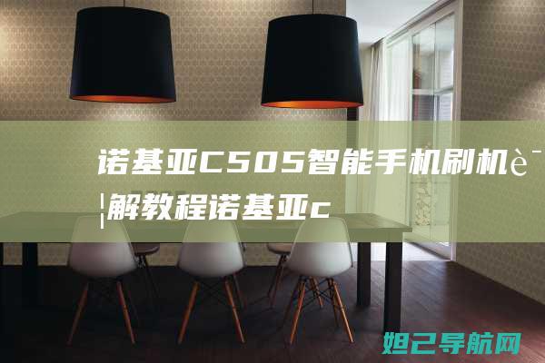 诺基亚C505智能手机刷机详解教程 (诺基亚c500参数)