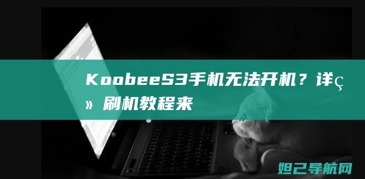 Koobee S3手机无法开机？详细刷机教程来帮你解决！ (koobee手机忘记锁屏密码怎么办)