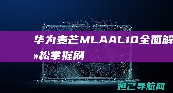 华为麦芒MLA-AL10全面解析：轻松掌握刷机教程 (华为麦芒mla-al10)