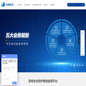 中普科技专注防雷检测,防雷工程,雷电预警系统,智能防雷产品及智能防雷监测系统研发